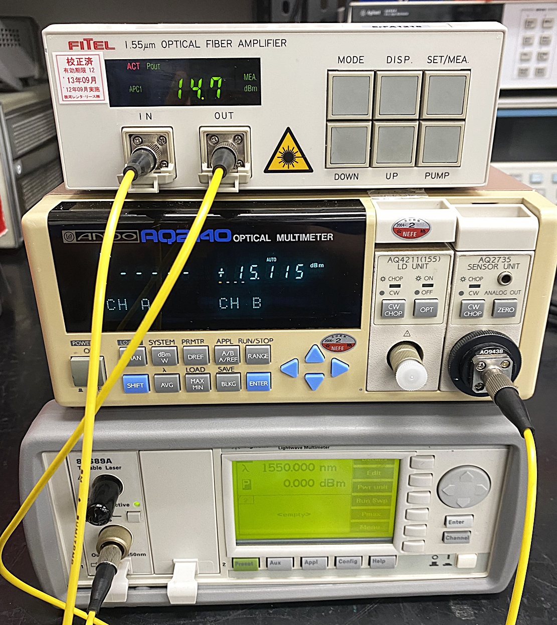 ErFA1215光ファイバアンプ