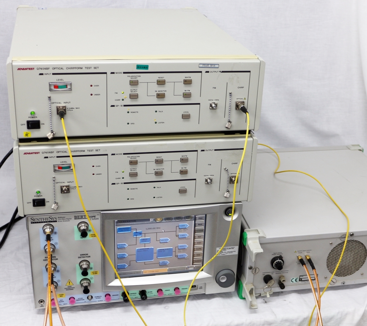 Q7606BF1510-1590nm 150GHz+-15GHz  Optical Chirp Test set