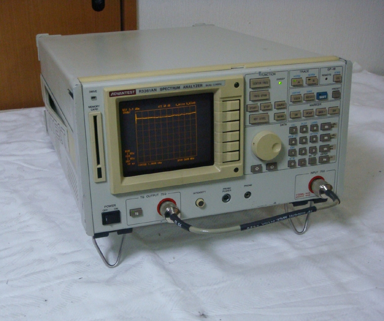 R3361AN /709KHz-2.6GHz Spectrum Analyzer 75ohms N(f) 