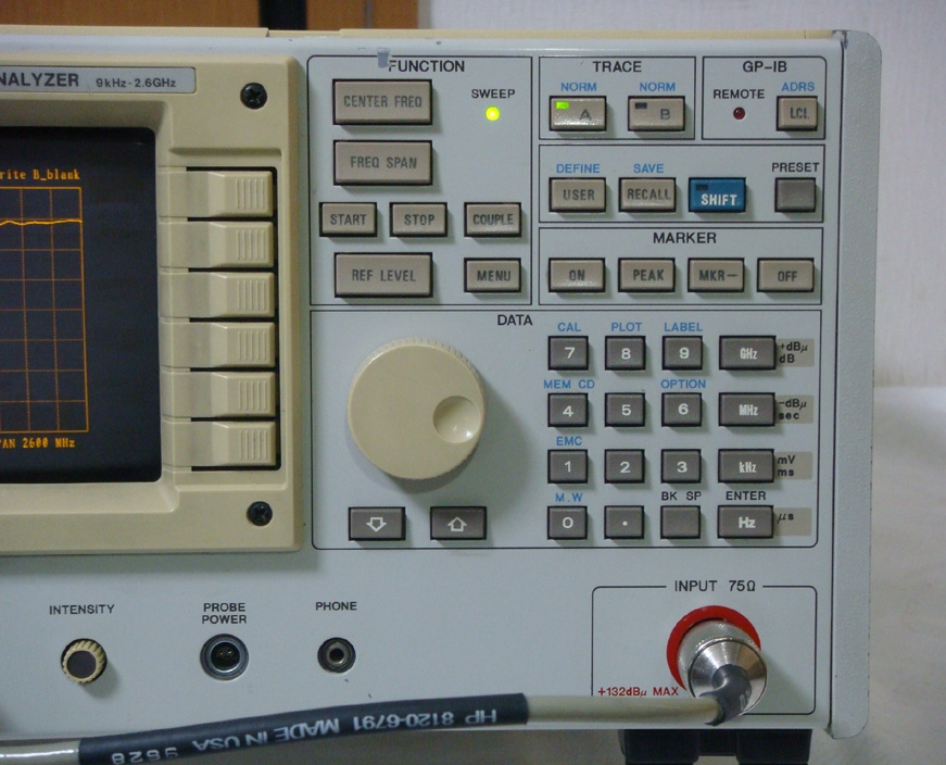 R3361AN /709KHz-2.6GHz Spectrum Analyzer 75ohms N(f) 