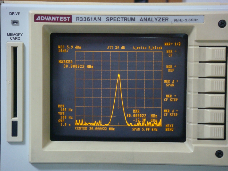 R3361AN /709KHz-2.6GHz Spectrum Analyzer 75ohms N(f) 