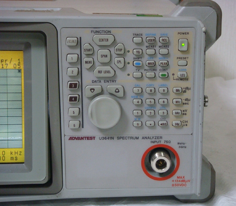 U3641N /015/07875ohm 3GHz RF Field Analyzer