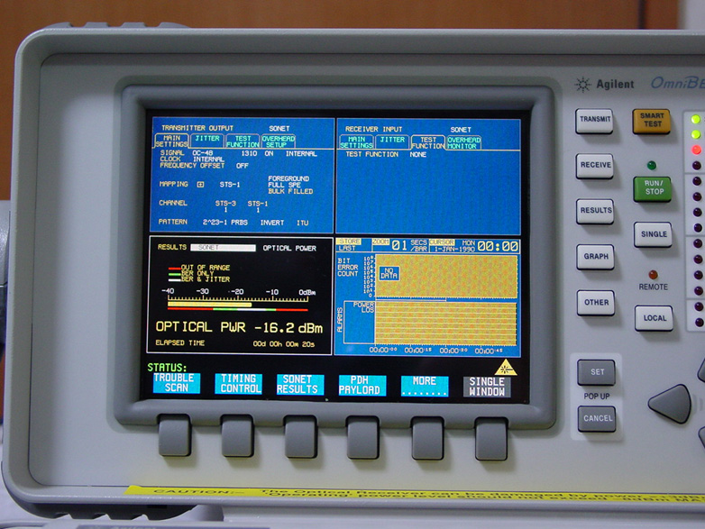 OmniBER7252.5GB/s Communication Analyzer J1409A-OP002/106/602/UK6