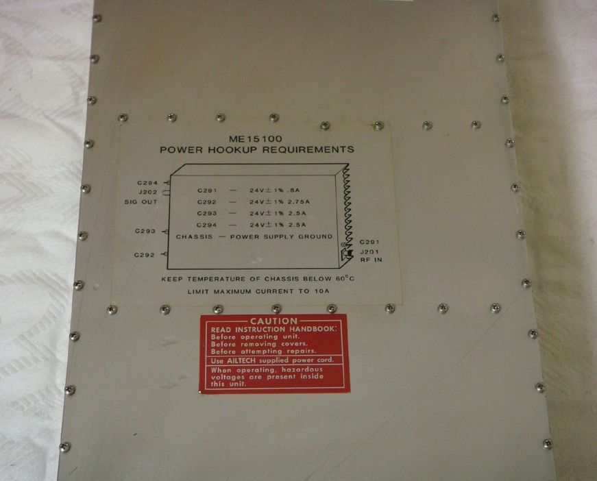 ME15100 <BR>500-1000MHz 20W 40dB Amplifier Unit