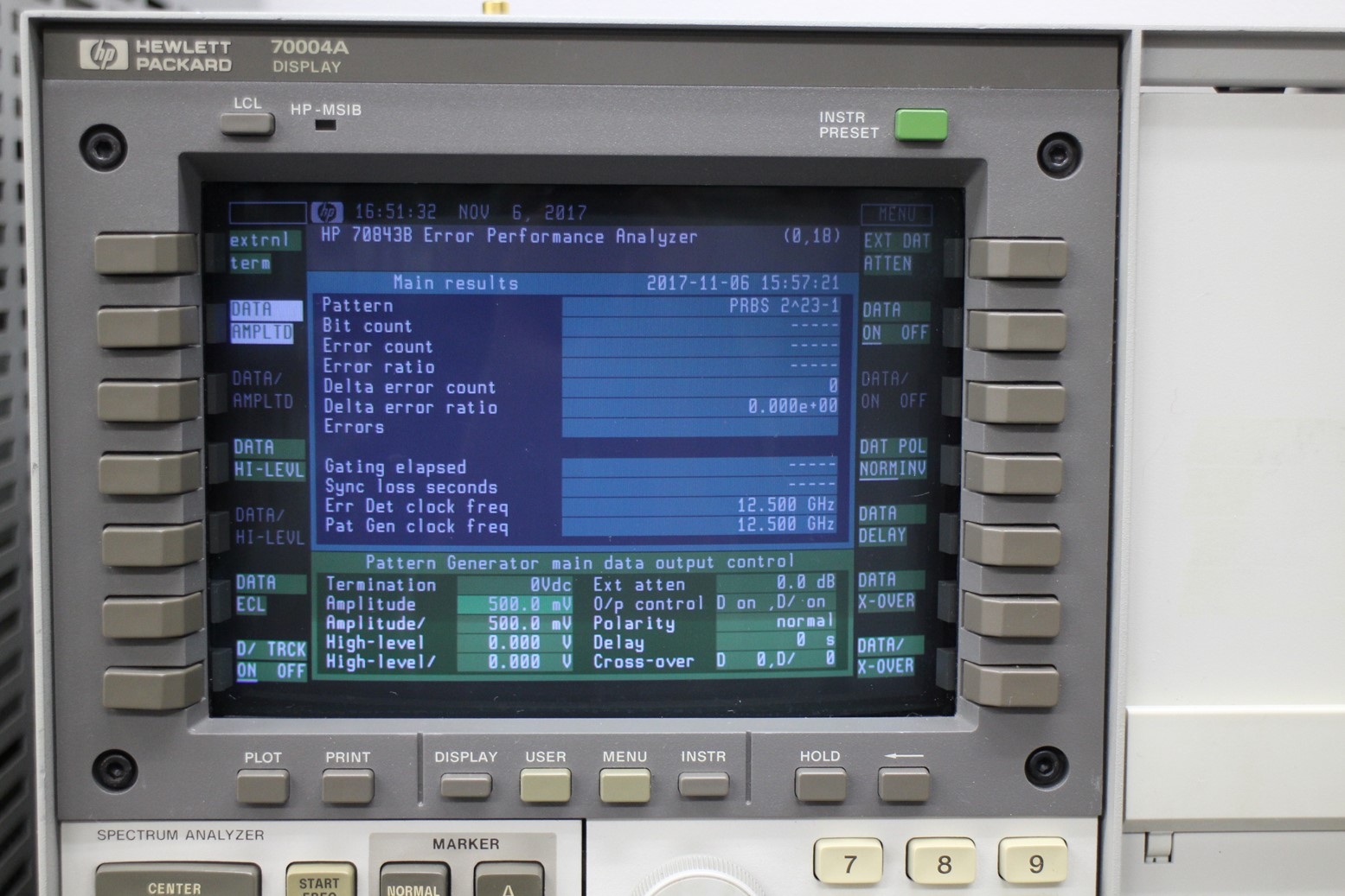 70843B100M-12Gbps bit error rate tester