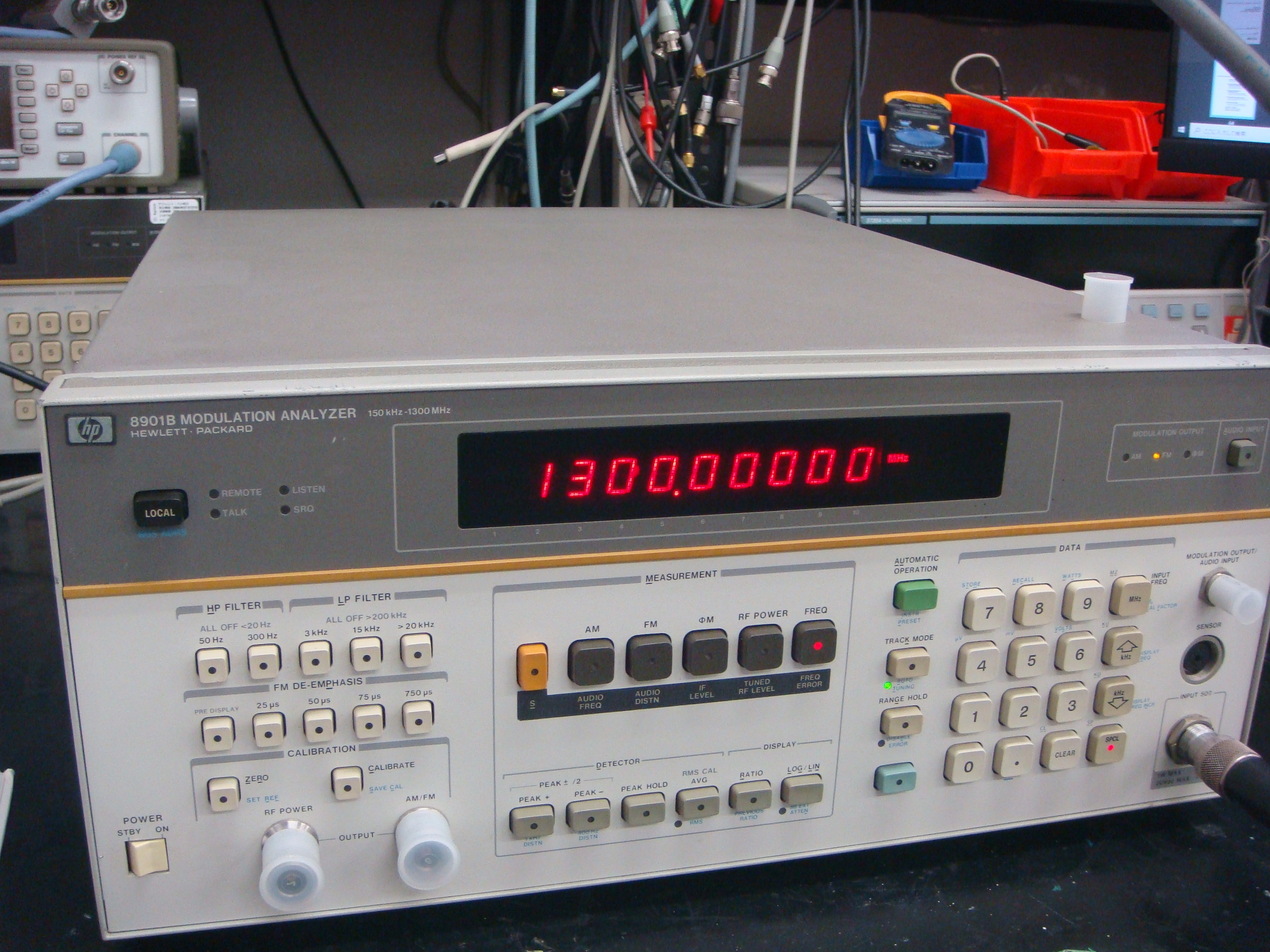 8901B /002/030/032/0331.3GHz Modulation Analyzer