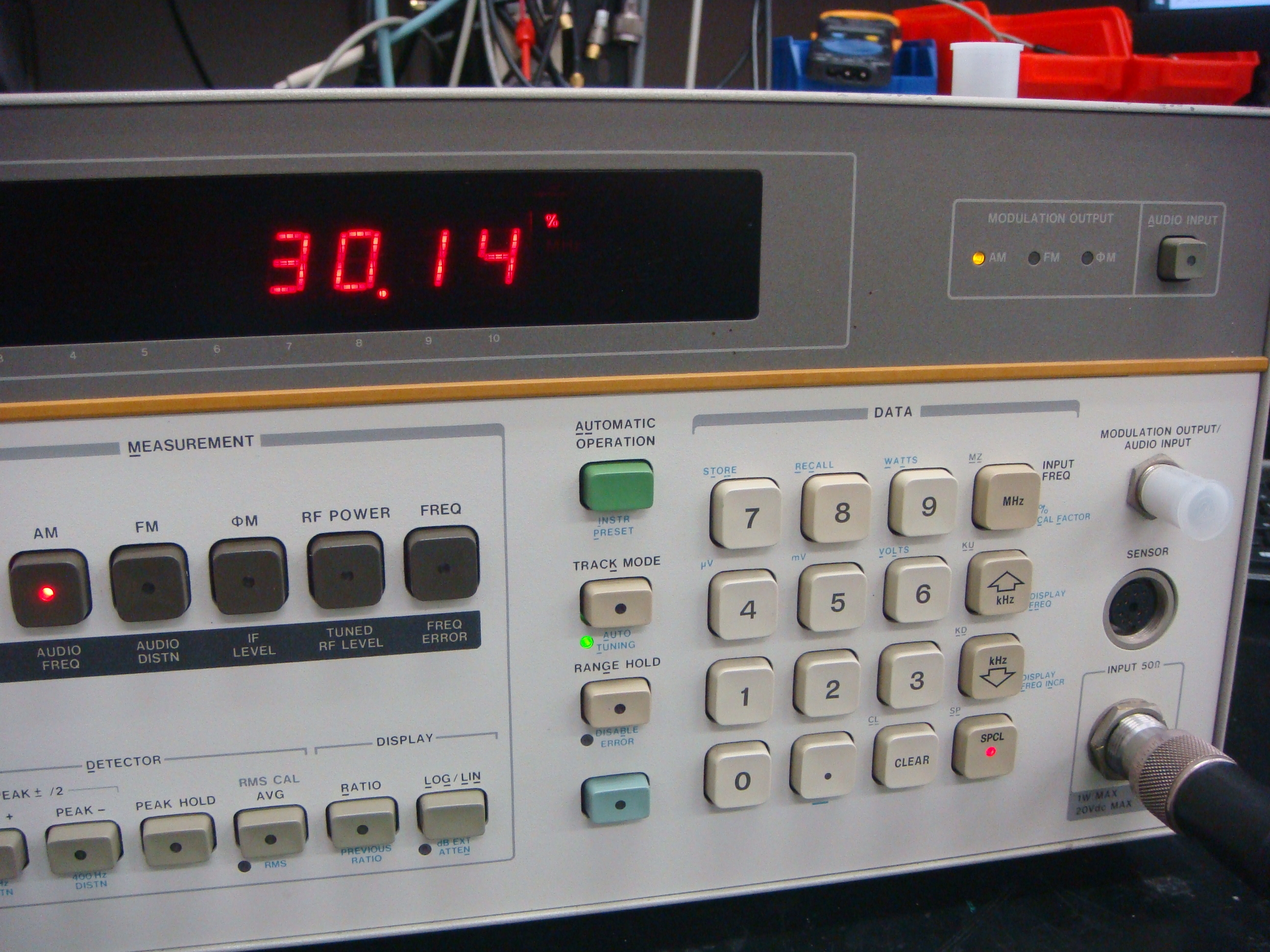 8901B /002/030/032/0331.3GHz Modulation Analyzer