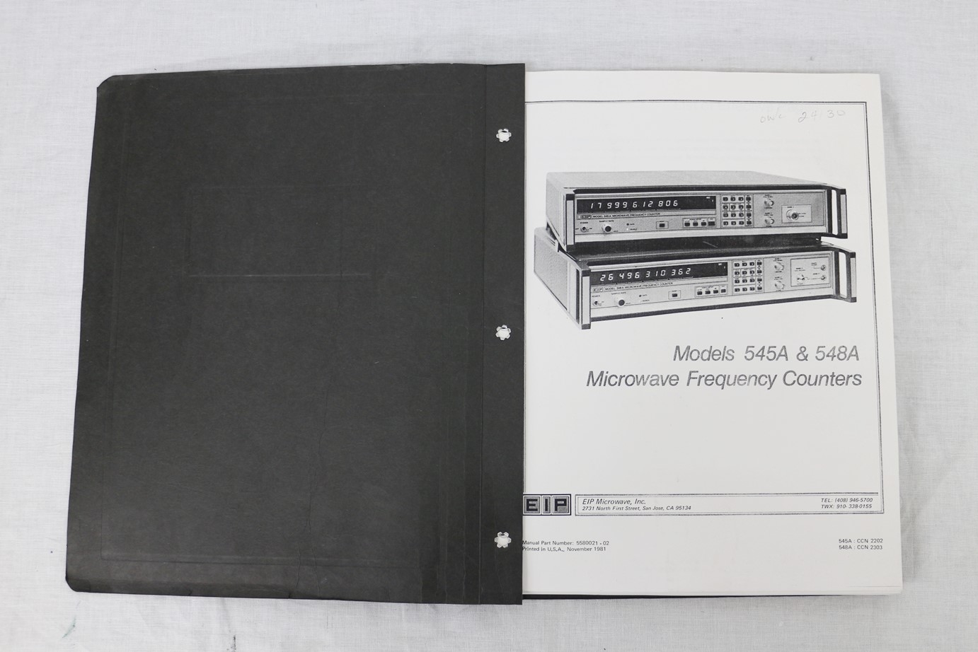 548A /00626.5GHz Microwave Frequency Counter