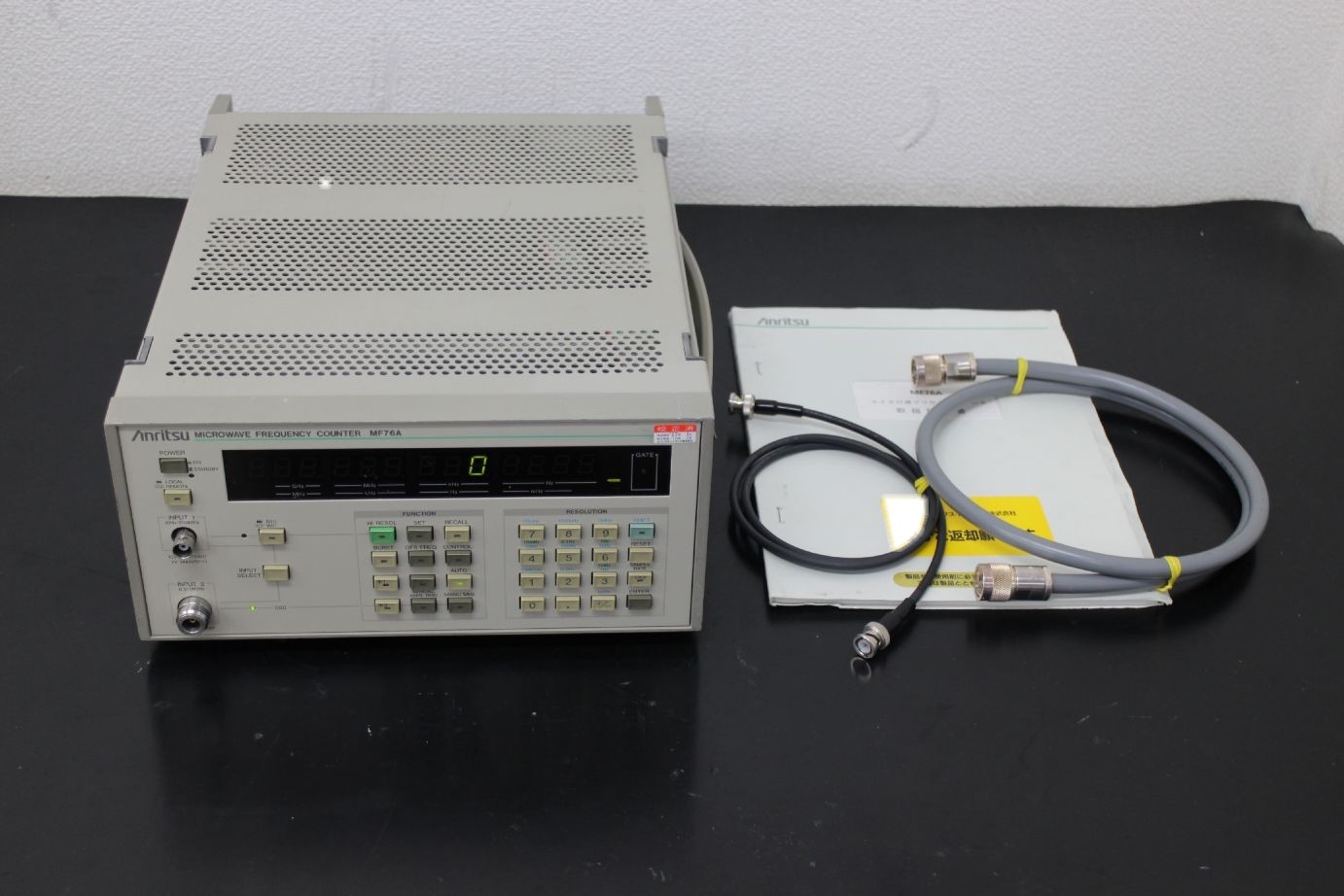 MF76A Anritsu MICROWAVE FREQUENCY COUNTER(アマチュア無線)｜売買されたオークション情報、yahooの商品情報をアーカイブ公開  - オークファン ホビー、カルチャー