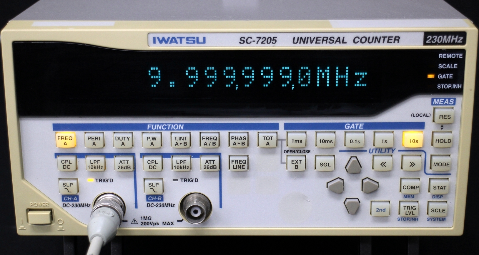 SC7205230MHz 2ch Universal Counter 