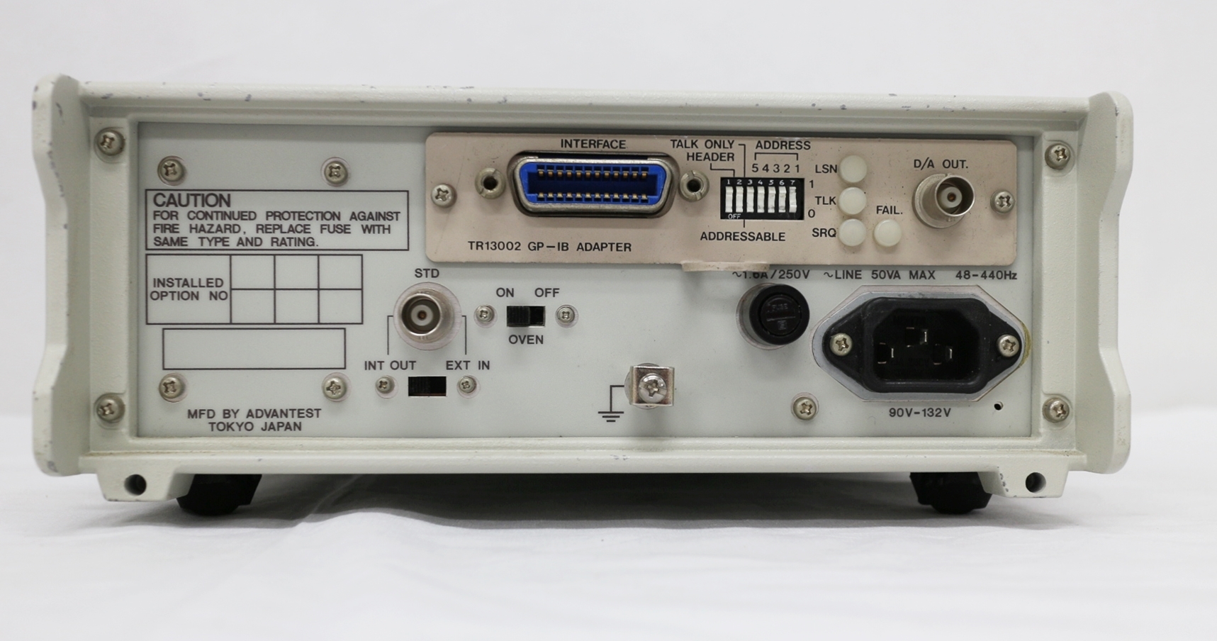 大阪買蔵アドバンテスト　1.8GHz周波数カウンタ　TR5826/OP-23　動作品です。 その他