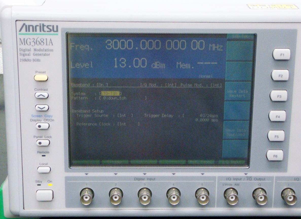 MG3681A250kHz to 3GHz Digital Modulation Signal Generator