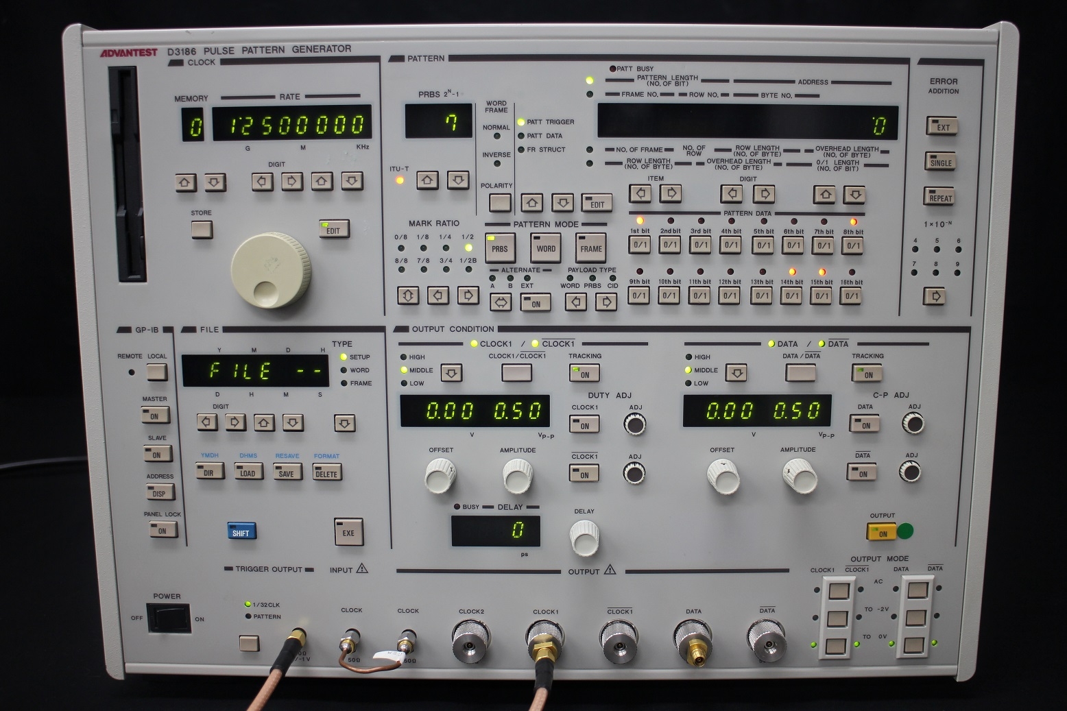 D3186 /13/722G-12.5Gbps Pulse Pattern Generator