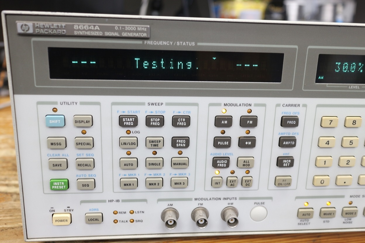 8664A0.1-3000MHz Signal Generator