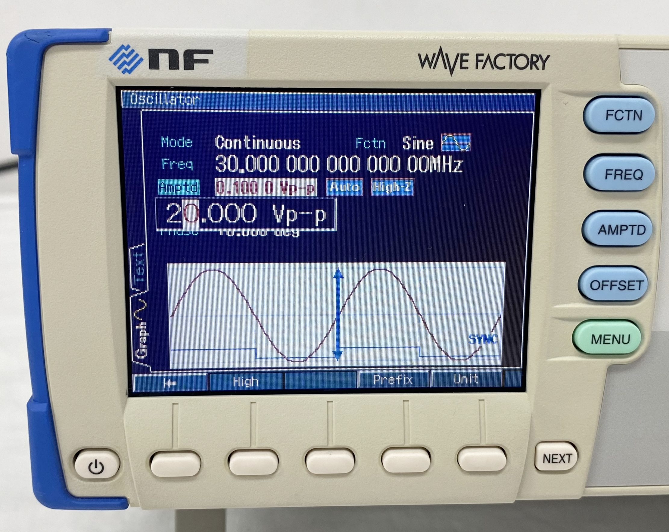 WF197330MHz MULTIFUNCTION GENERATOR