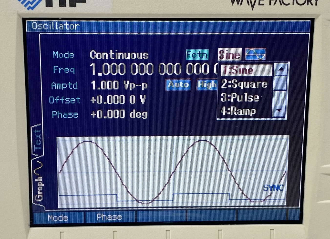 WF197330MHz MULTIFUNCTION GENERATOR