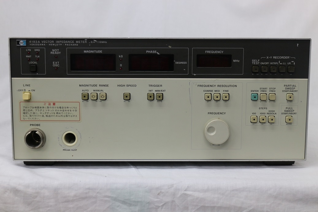 4193A400KHz 110MHz Vector Impedance Meter