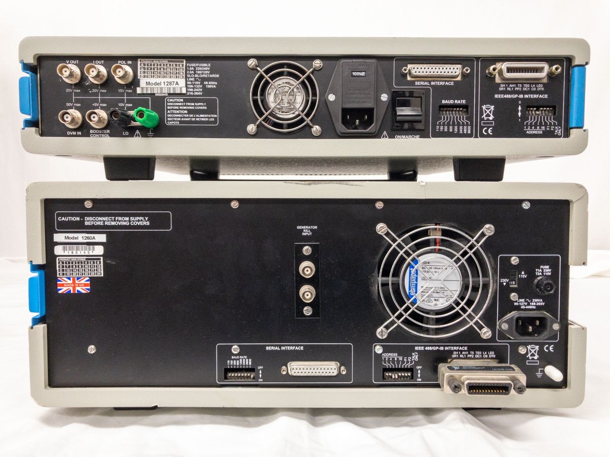 SI1260 SI1287Impedance gain phase analyzer