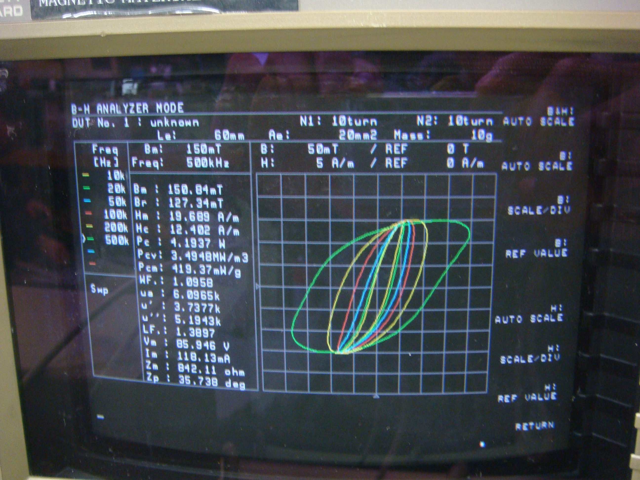 E5060A /001BH Analyzer  20MHz Impedance Analyzer