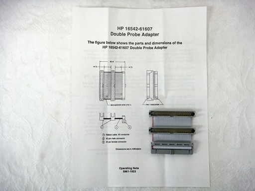 16542-6160740pin Double Probe Adapter