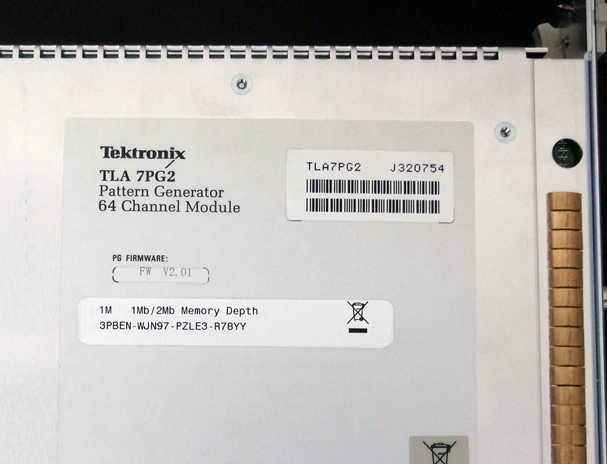 TLA7PG2268MHz 64ch 2Mb Pattern Generator Module 