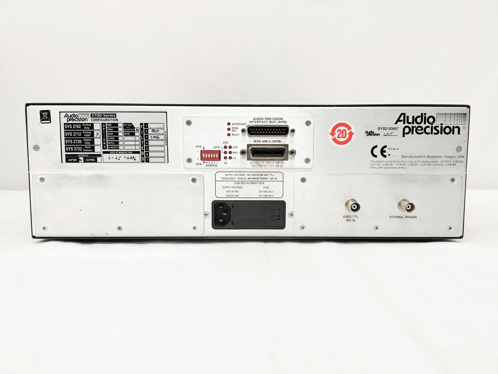 SYS-2712Audio Analyzer