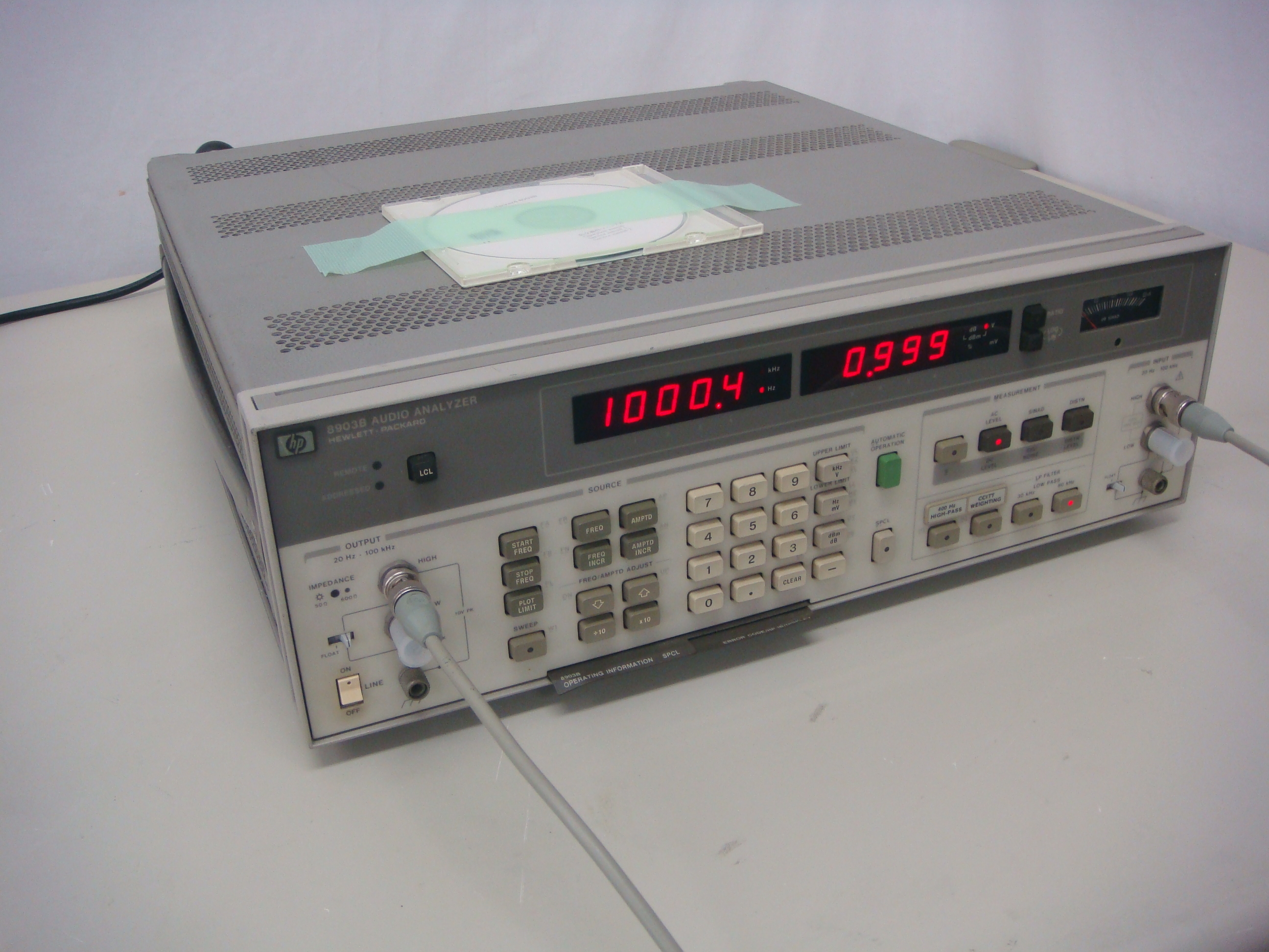 8903B 10/51Audio Analyzer