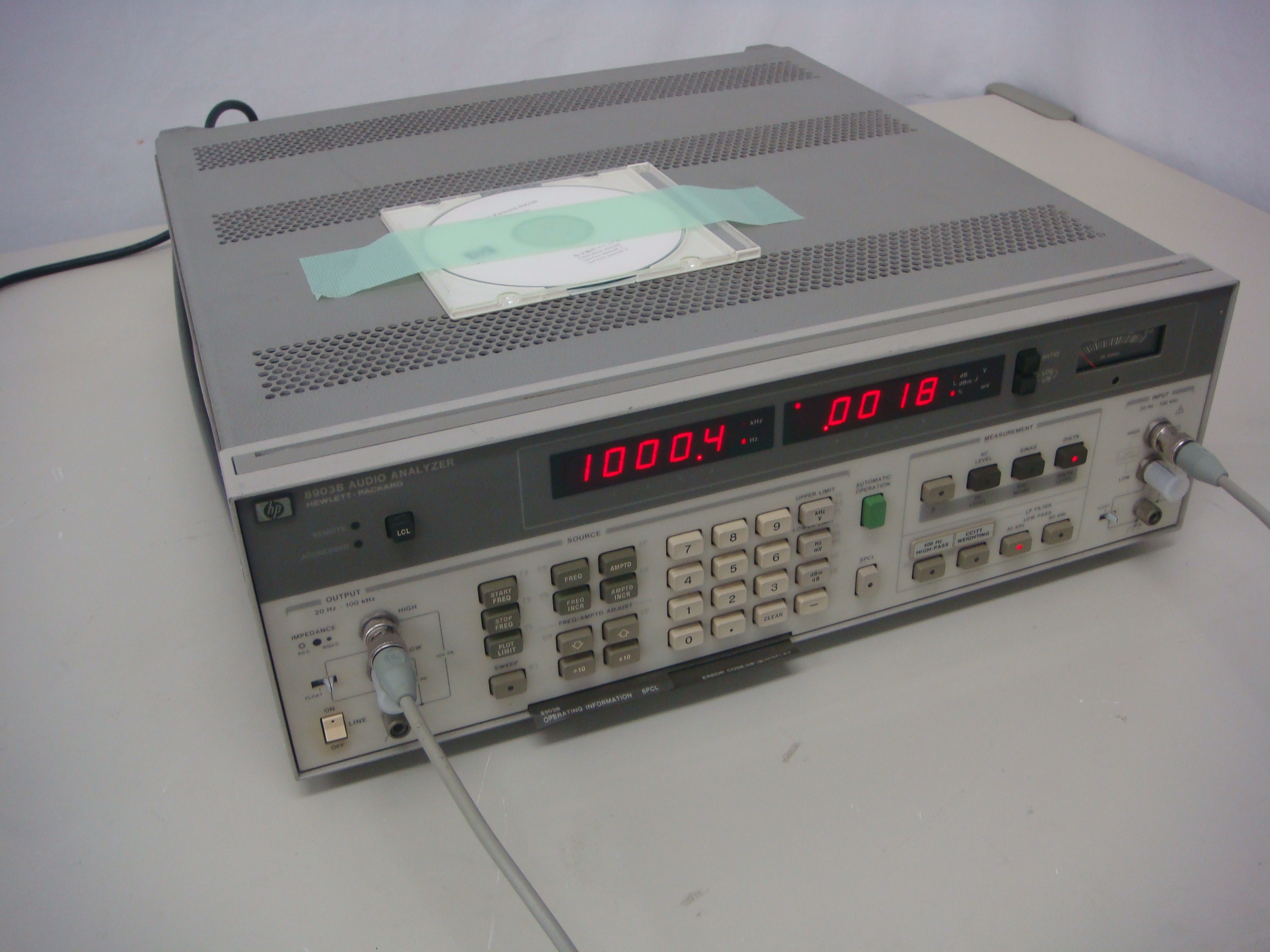 8903B 10/51Audio Analyzer