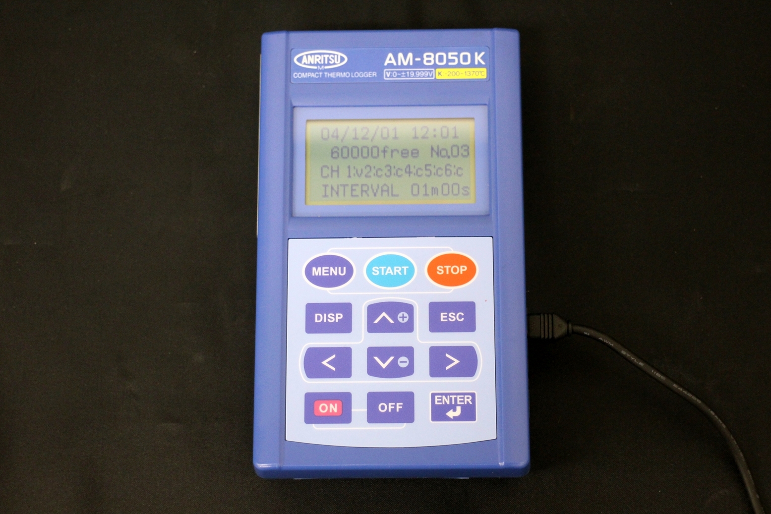 AM-8050K6ch -200-+1370C Compact Thermo Logger