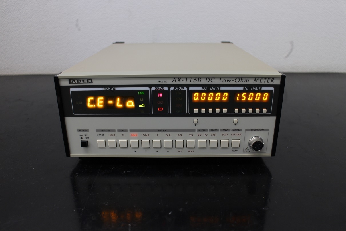 AX-115BUltra low resistance Digital Low-Ohm Meter