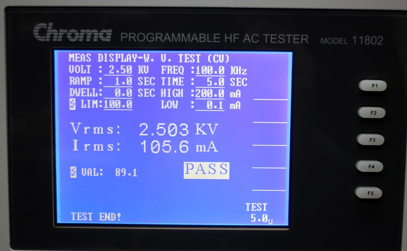 118022500V 200kHz Programmable HF AC Tester