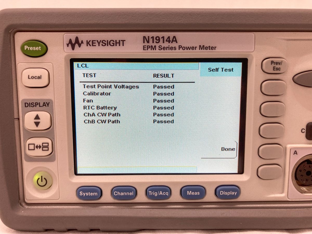 N1914A/005/101EPM Series Dual-Channel Power Meter