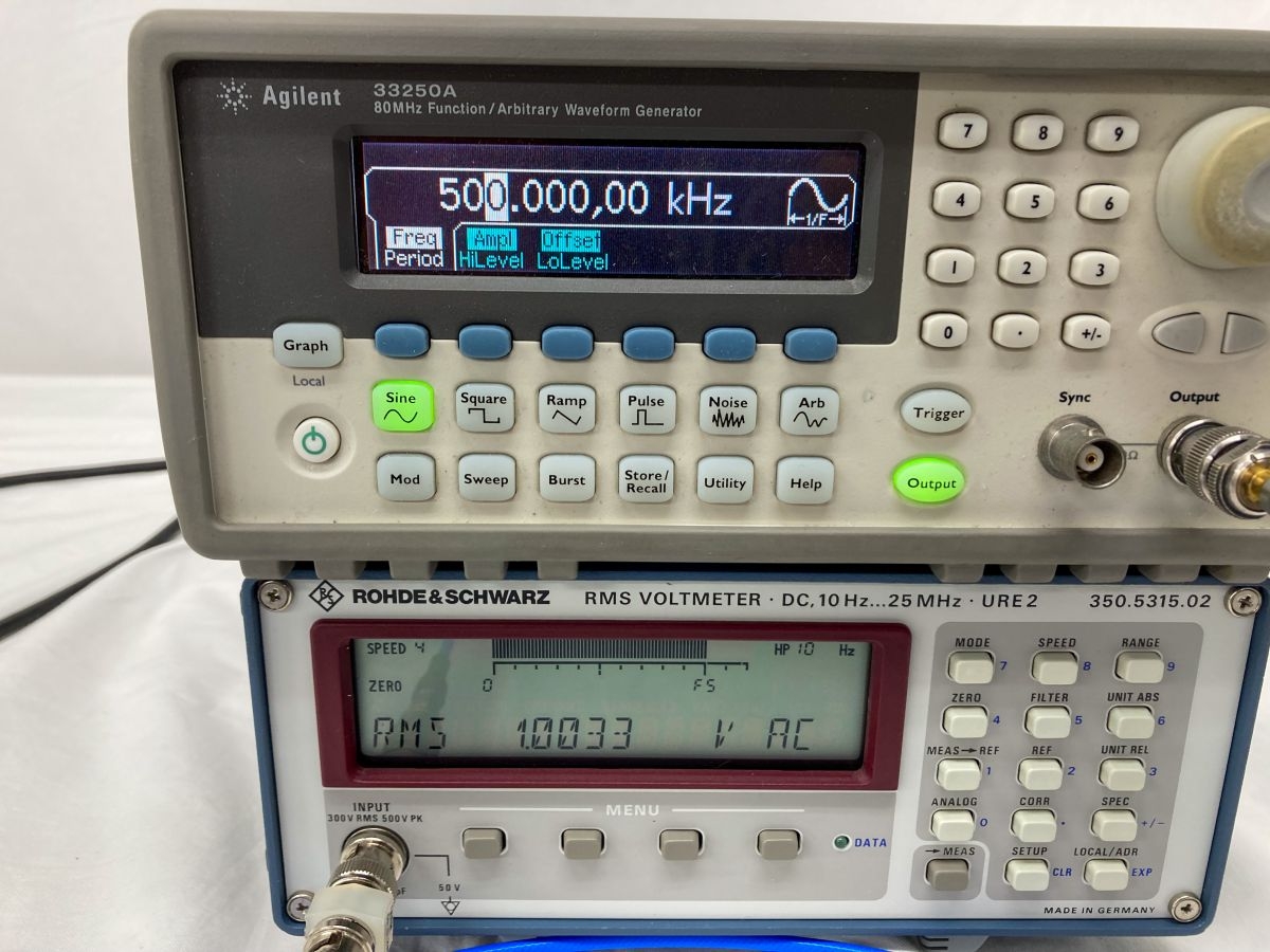 URE2DC-25MHz RMS Voltmeter