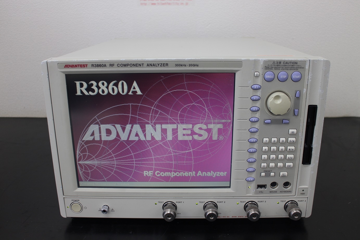 R3860A/1400-0010300kHz-20GHz 4port RF compornent analyzer