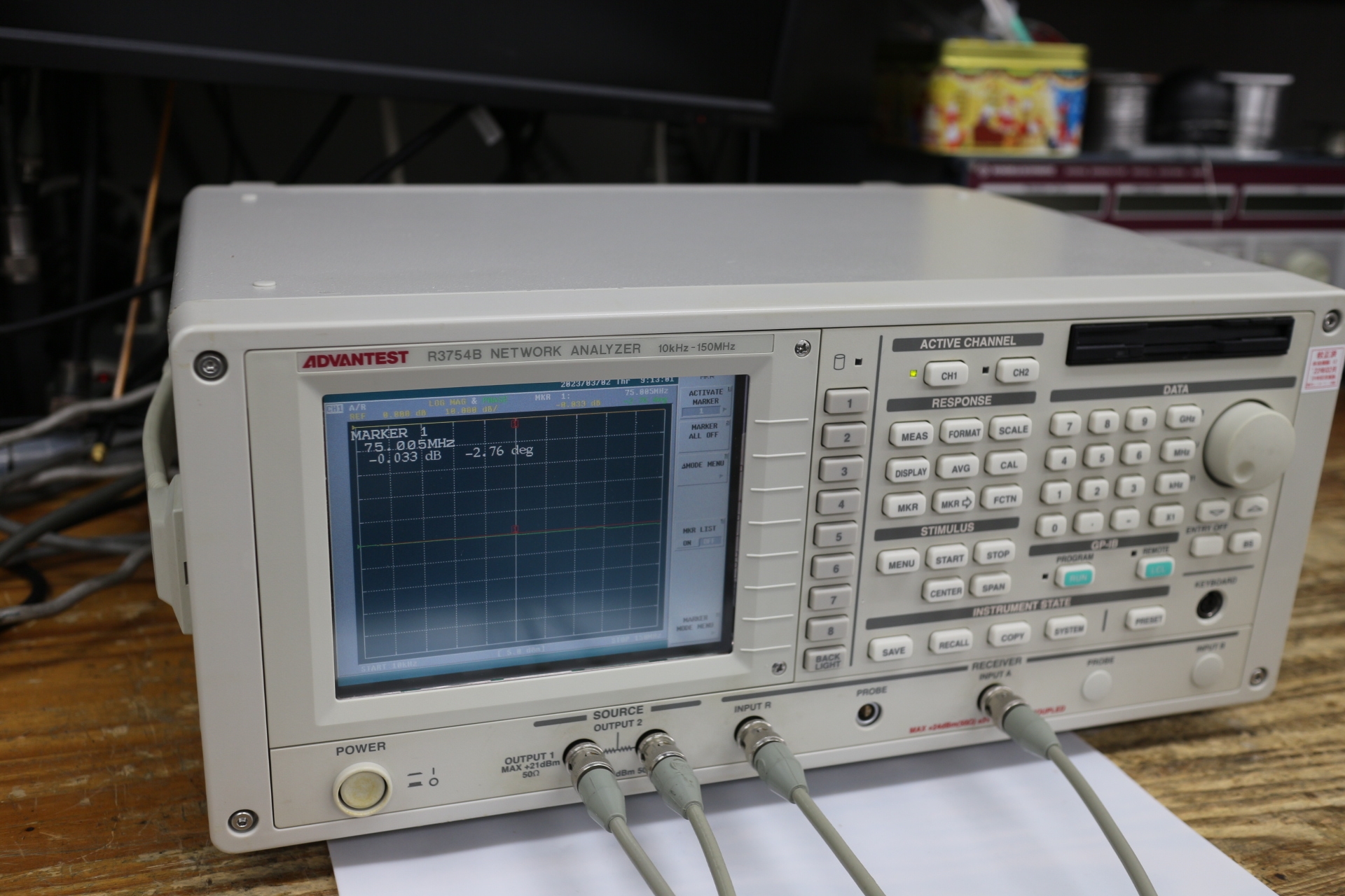 R3754B /1010k-150MHz Network Analyzer