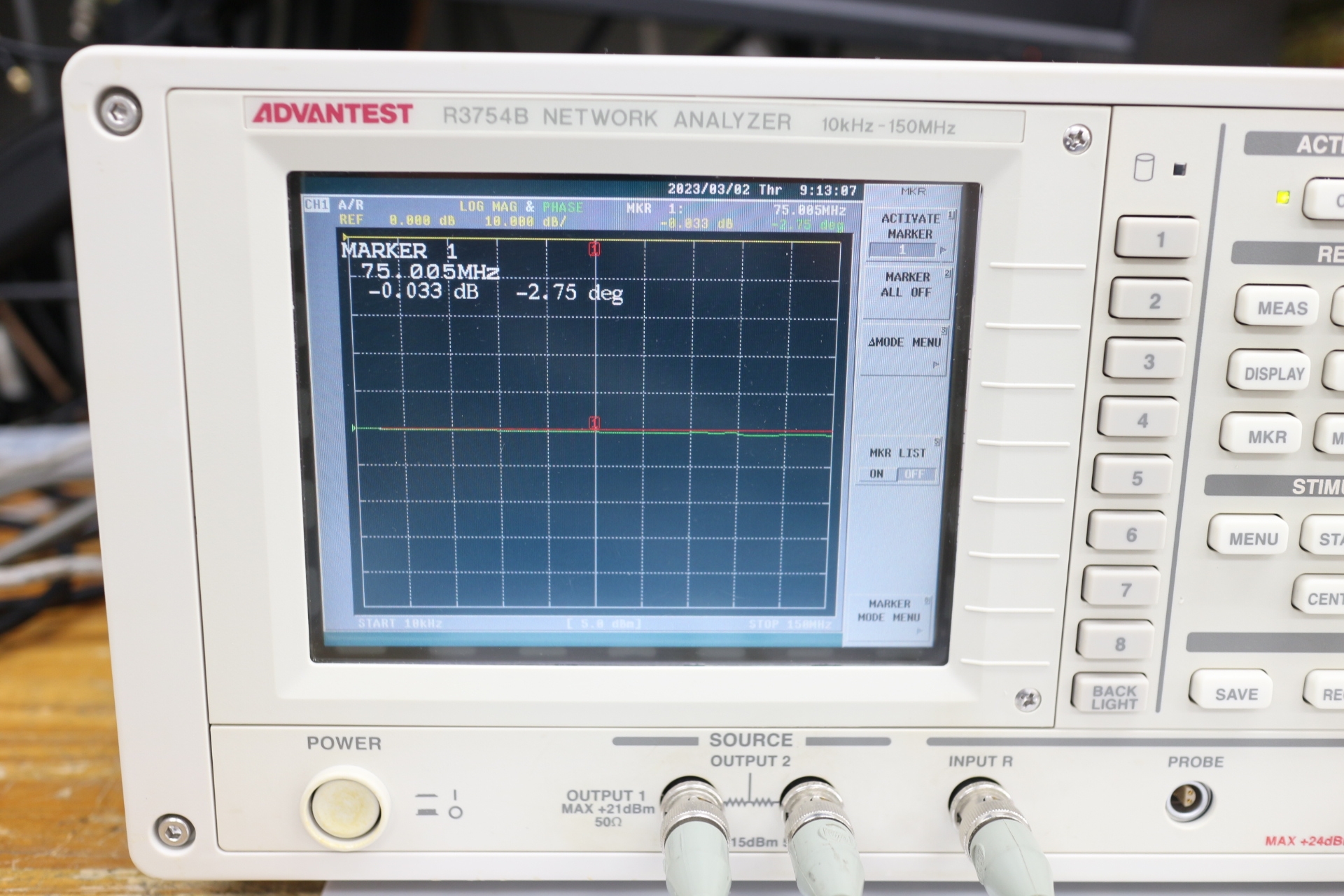 R3754B /1010k-150MHz Network Analyzer