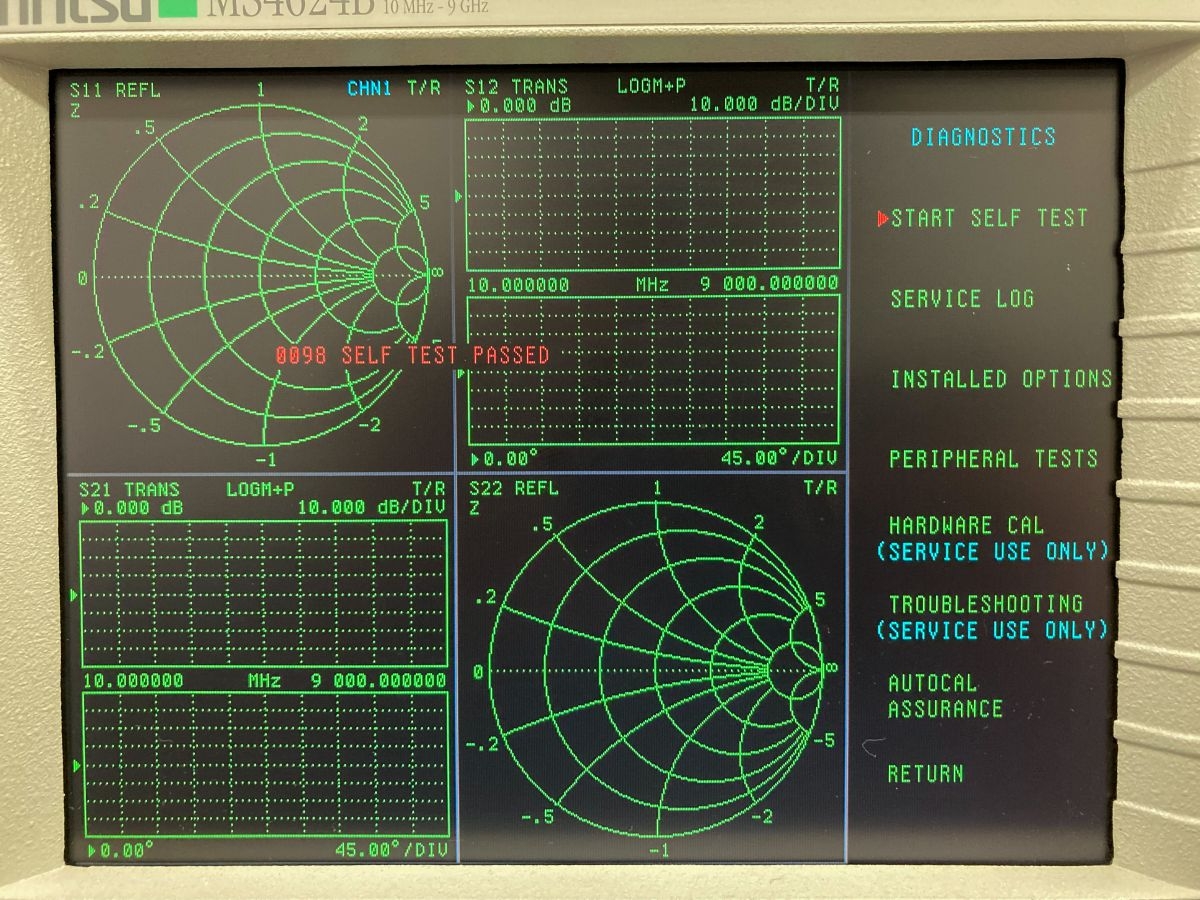 MS4624B10MHz-9GHz Vector Network Analyzer