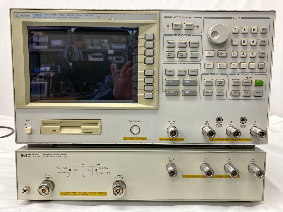 4395A10Hz-500MHz Network Spectrum Impedance Analyzer+87511A