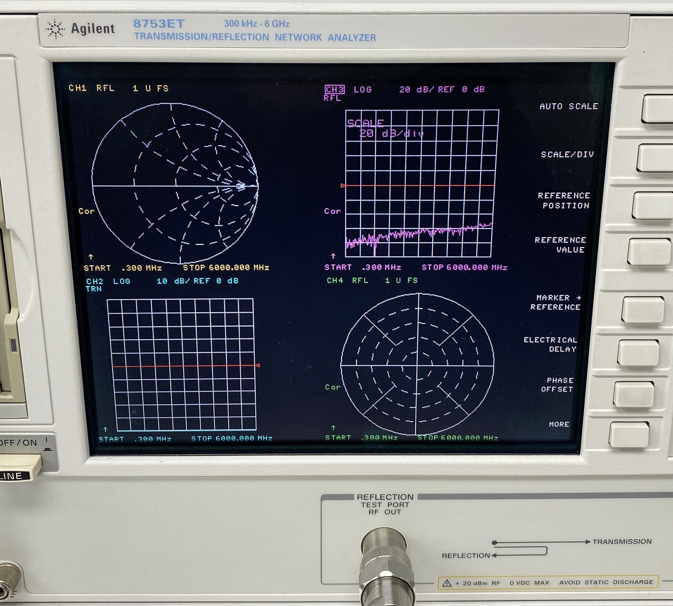 8753ET/004/006300KHz-6GHz Network Analyzer