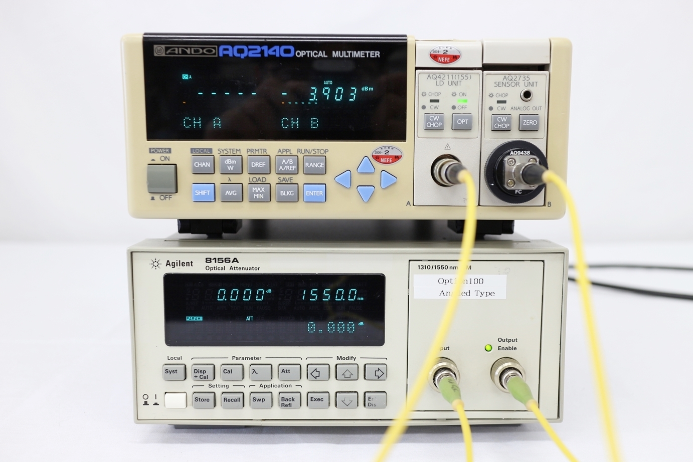 8156A /1001200-1650nm 60dB Optical Attenuator