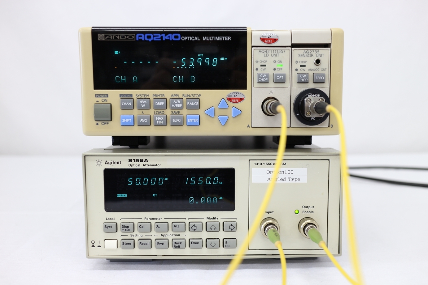 8156A /1001200-1650nm 60dB Optical Attenuator