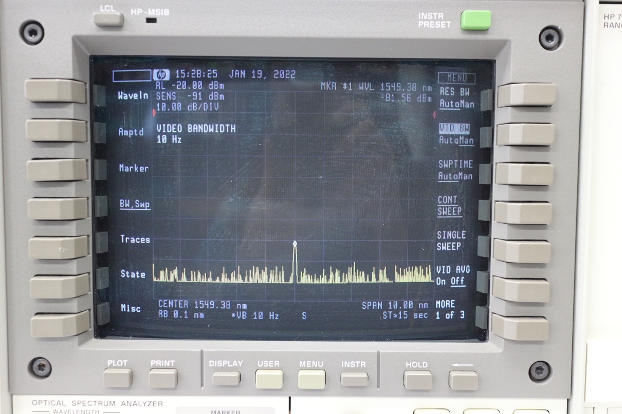 71452B /122Optical Spectrum Analyzer 600-1700nm