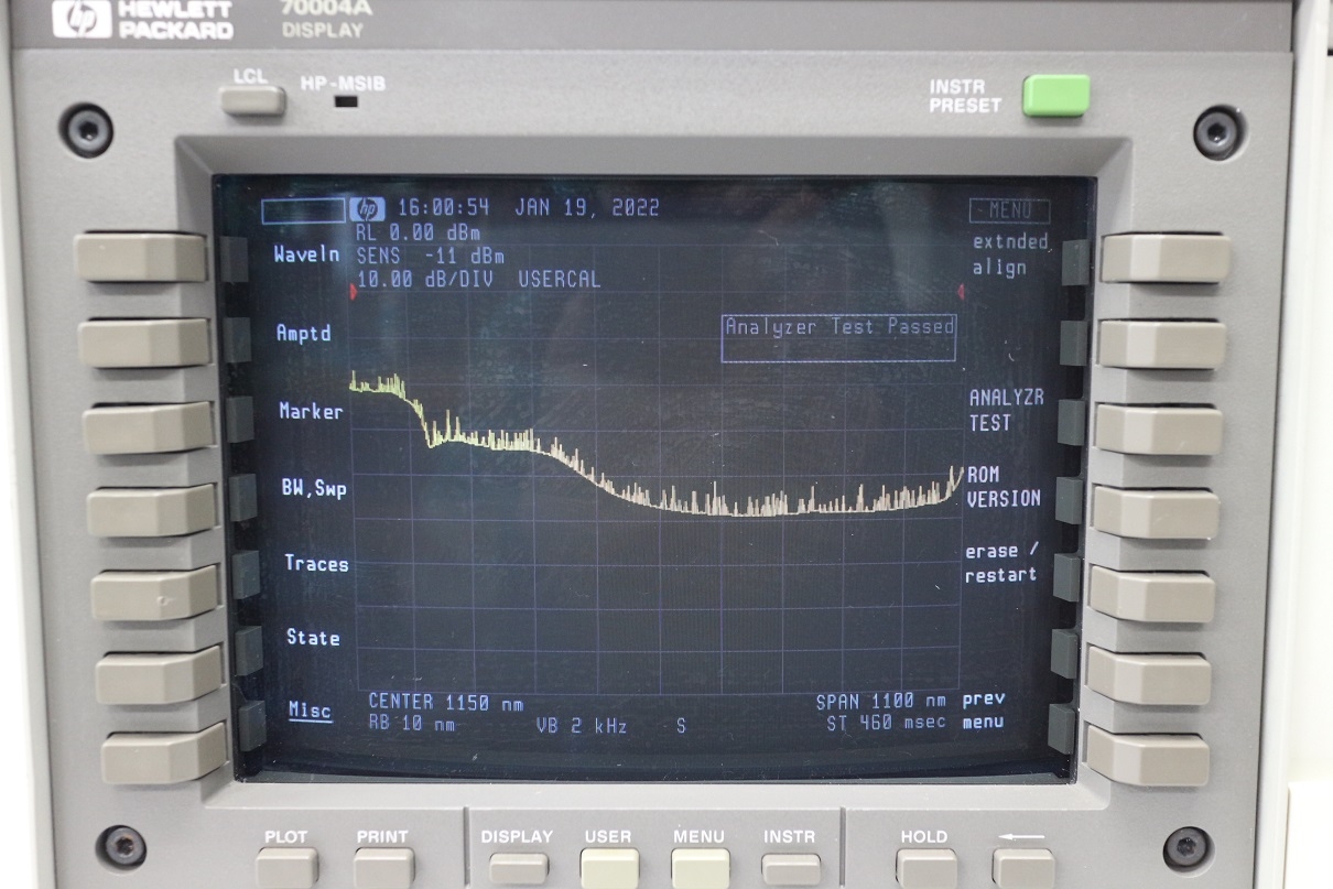 71452B /122Optical Spectrum Analyzer 600-1700nm