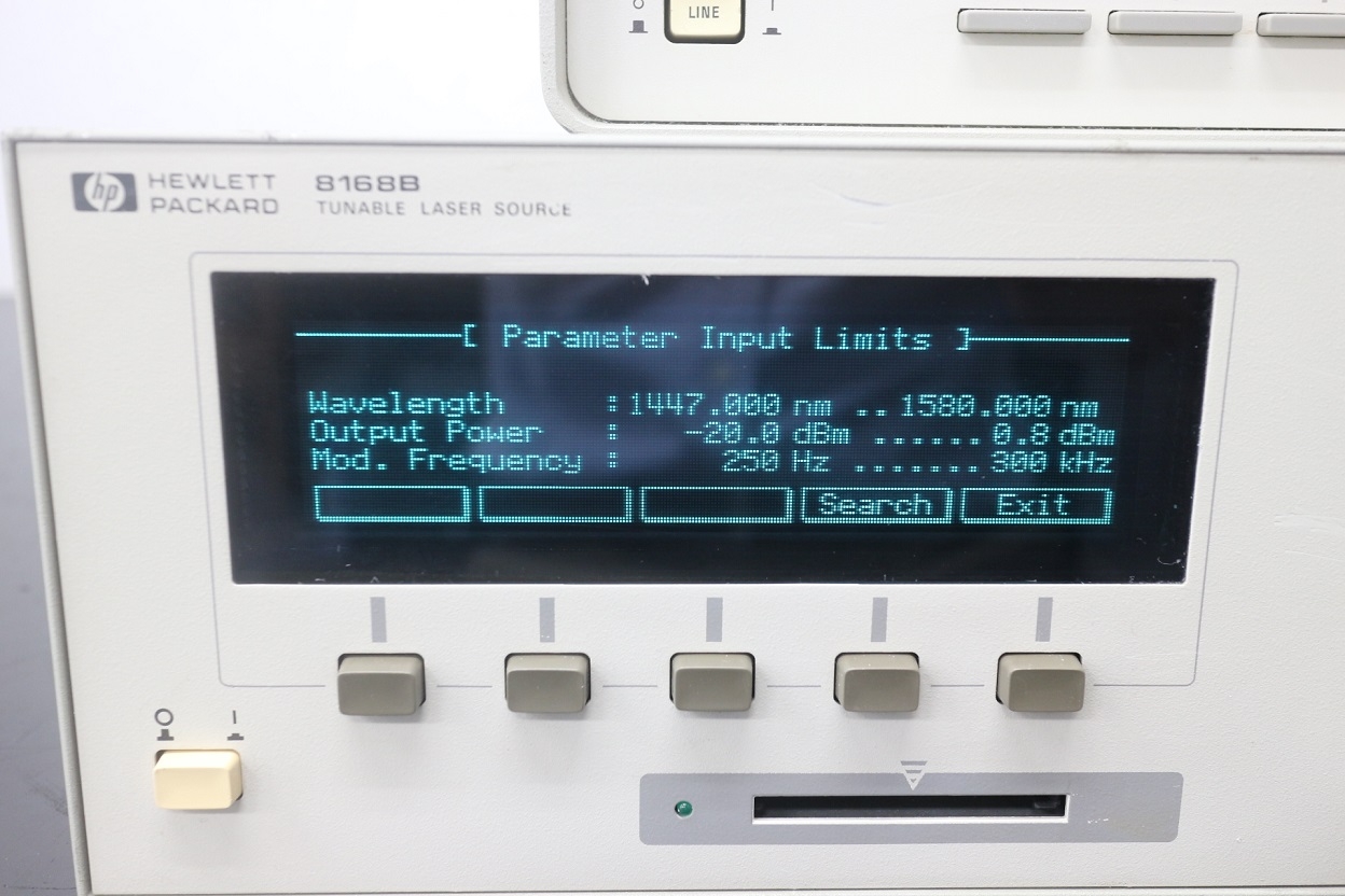 8168B /0211450-1550nm Tunable Laser Source