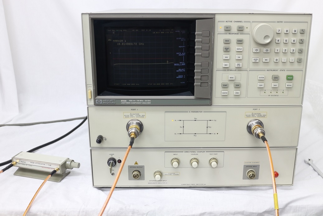 8703A130M-20GHz 1550nm Lightwave Component Analyzer 