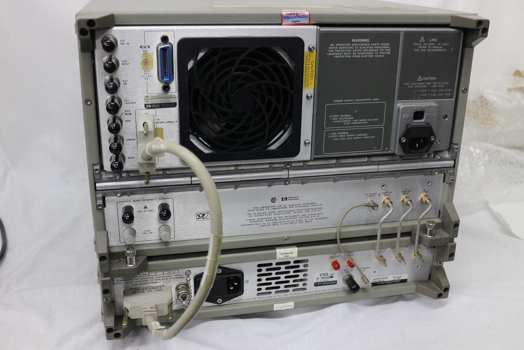 8703A130M-20GHz 1550nm Lightwave Component Analyzer 