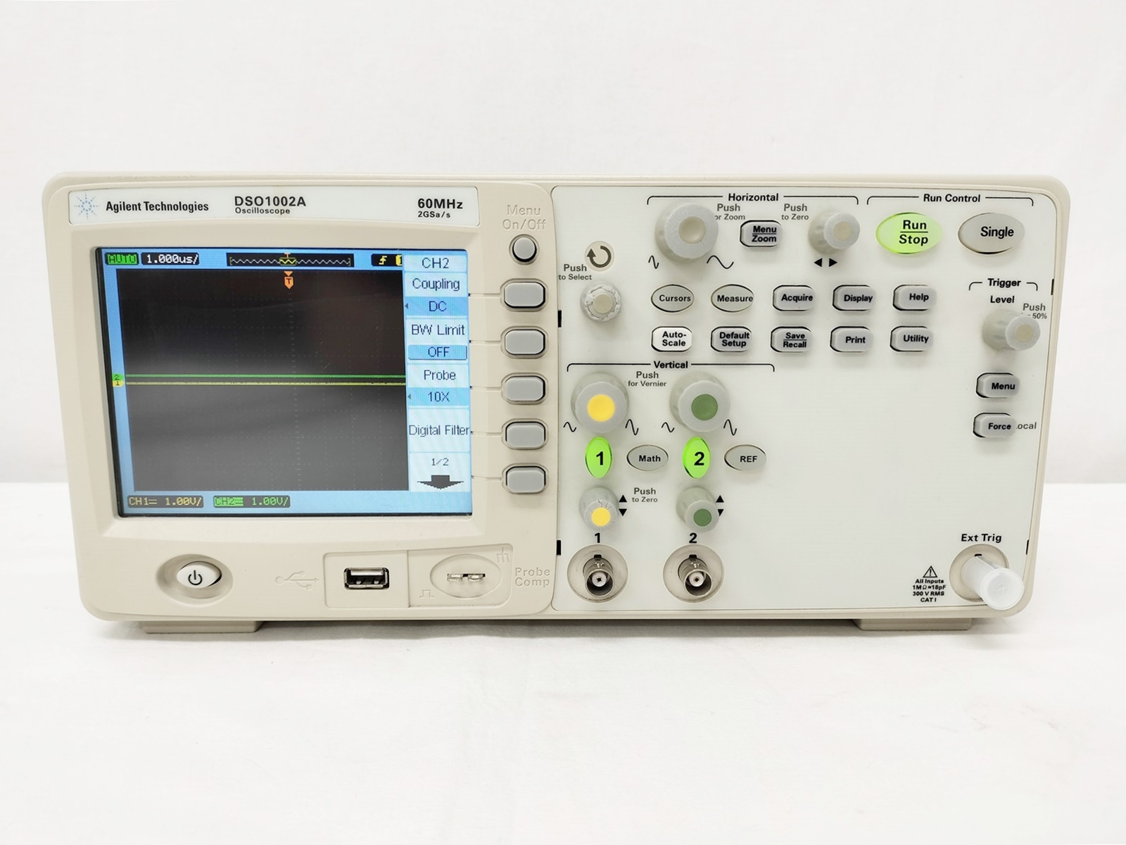 DSO1002A60MHz 2ch Oscilloscope