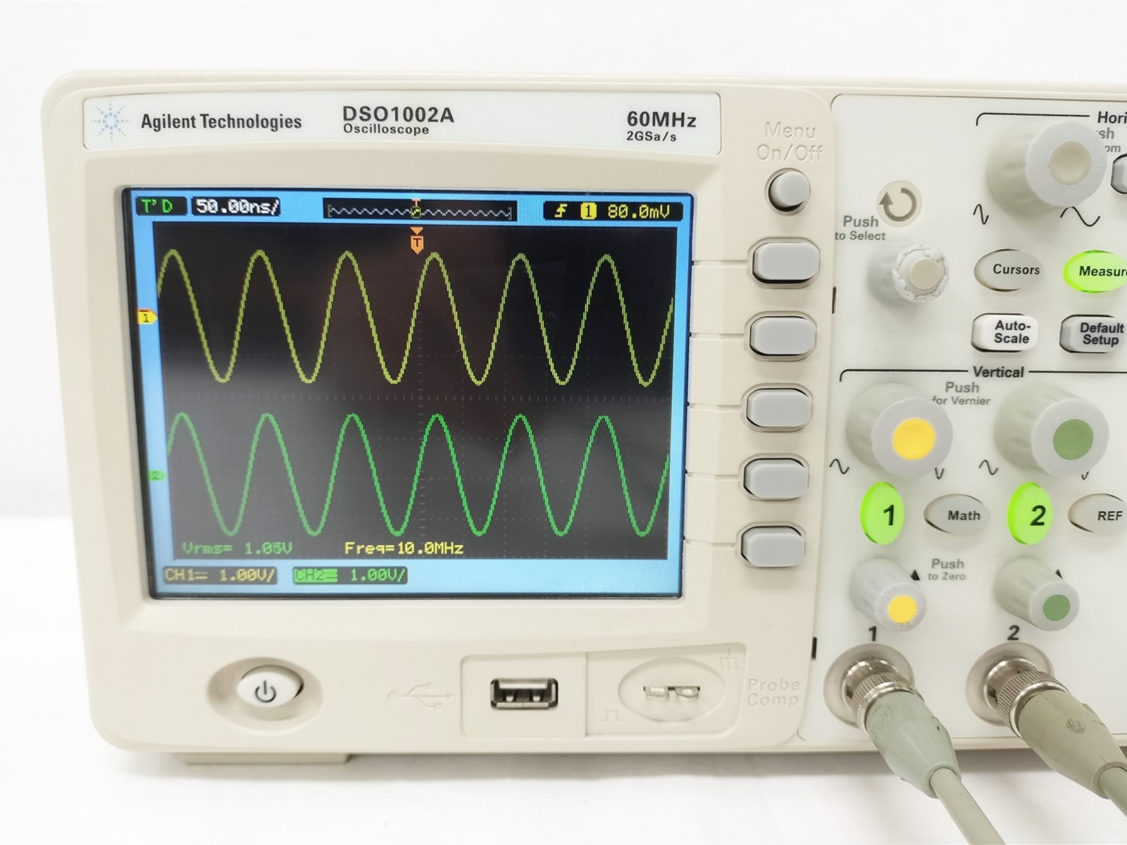 DSO1002A60MHz 2ch Oscilloscope