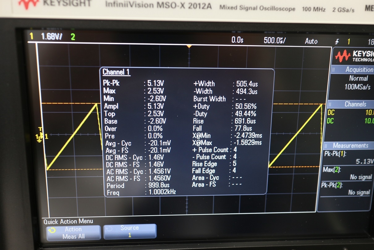 MSOX2012ADC-100MHz 2ch InfiniVision Mixed Oscilloscope +FG