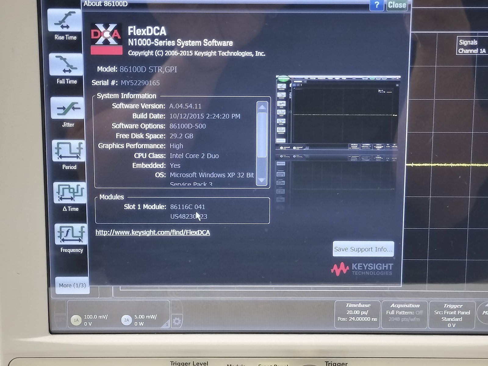 86116C opt041Sampling Module